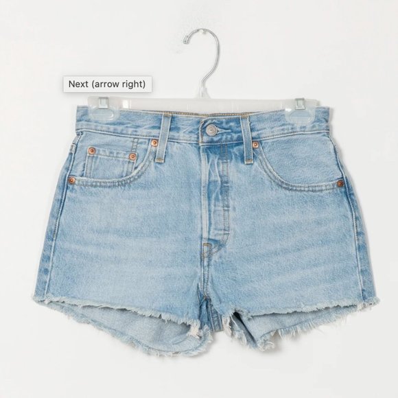 Levi's 501 Shorts - Picture 4 of 7